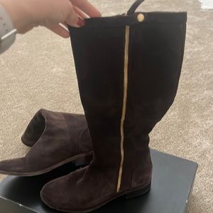 Jcrew suede boots in great condition